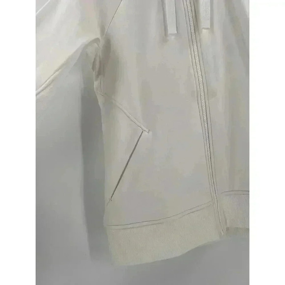 NEW WITH TAGS ATHLETA Triumph Hoodie Jacket Women's Size Small White RETAIL $108 - Picture 9 of 14